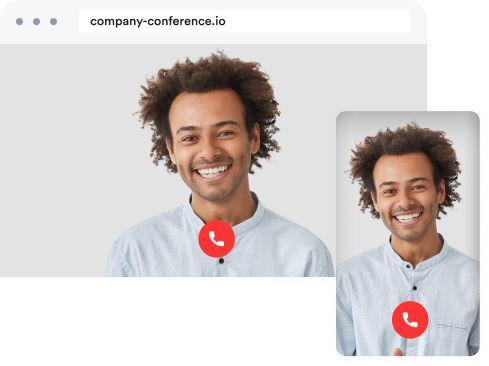 cross platform solution desktop and mobile telephone conference call